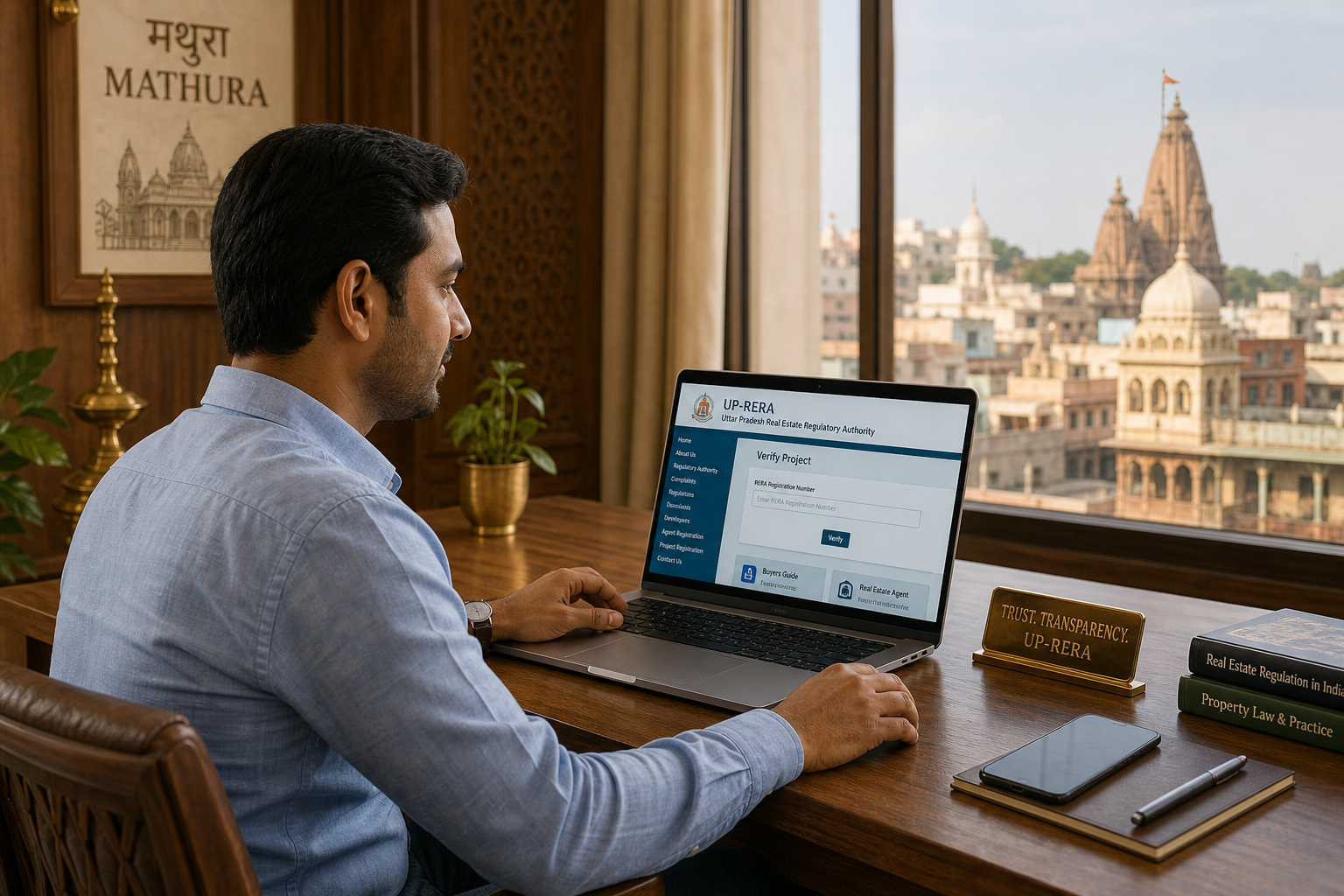 How to Verify a UP-RERA Project in Mathura Before Buying